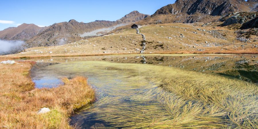lago di porcile in val tartano