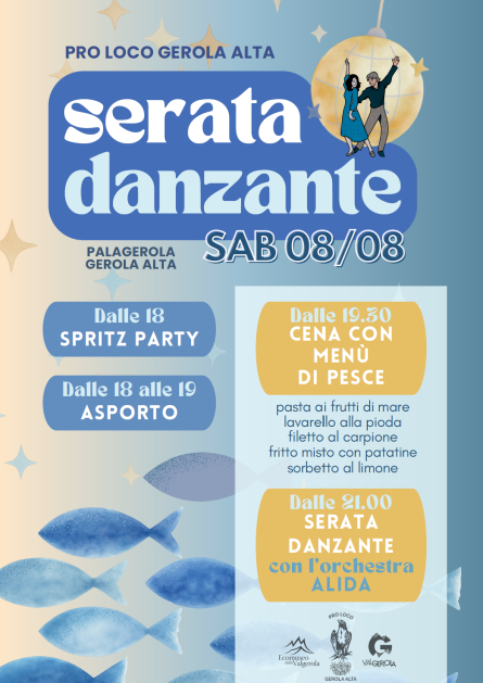 Serata danzante in Valgerola