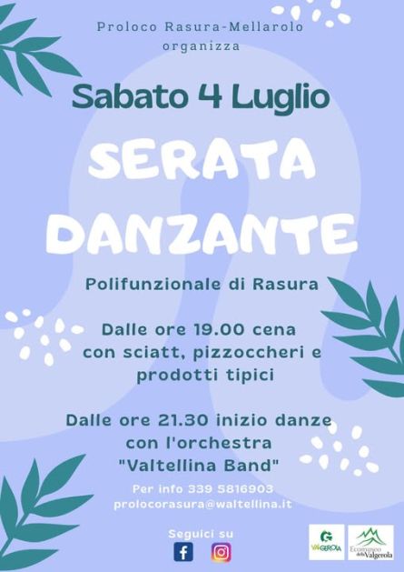 Serata danzante a Rasura