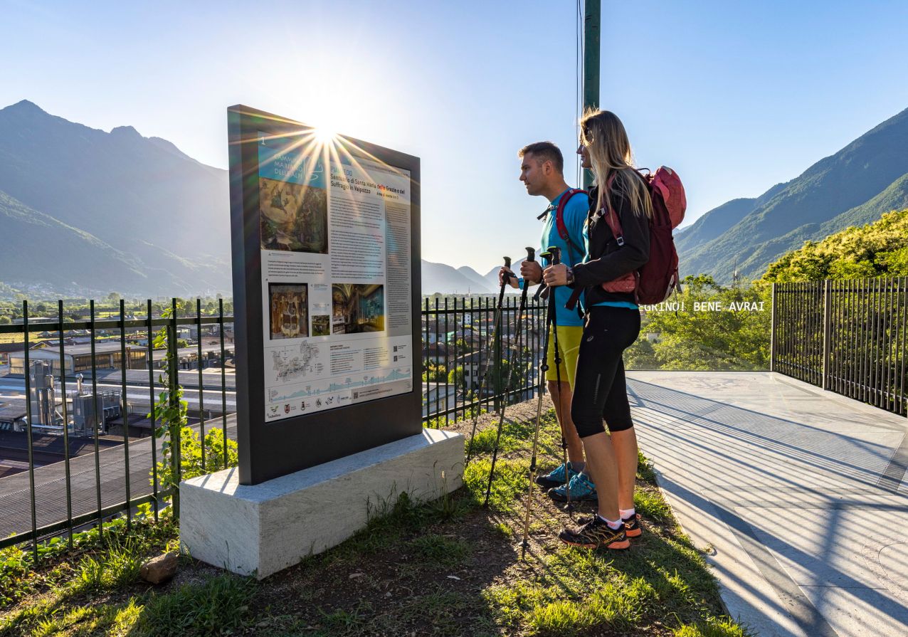 partenza cammino mariano valpozzo piantedo