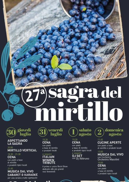 Sagra del miritillo Rasura