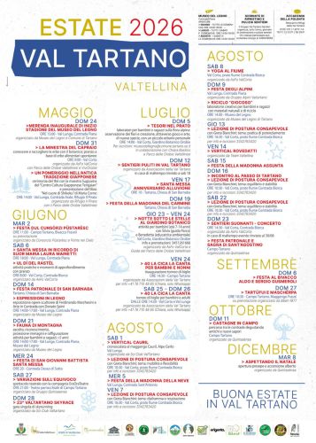 eventi estate in Val Tartano