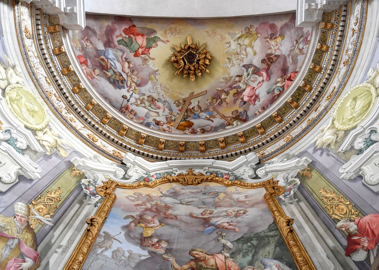 affreschi altare san giovanni morbegno