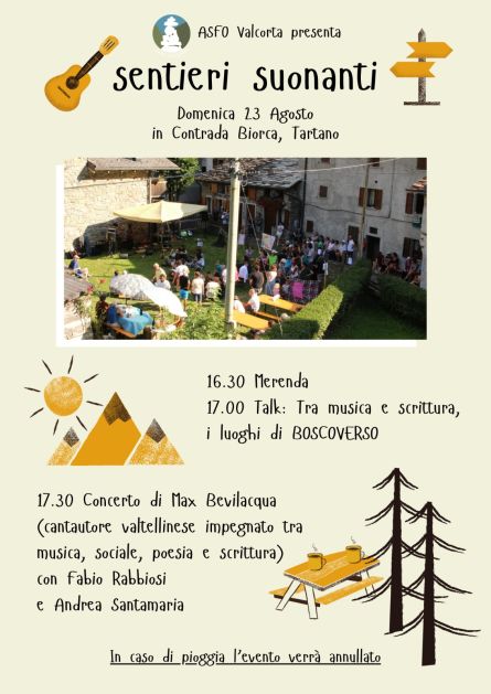Passeggiata e concerto con Max Bevilacqua