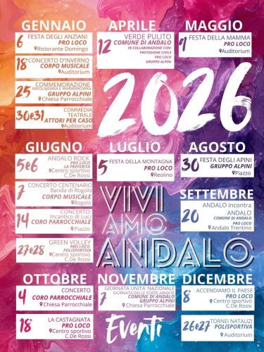 Eventi Andalo 2026