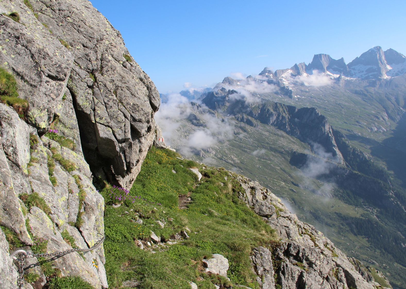 tratto del sentiero Bonatti